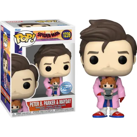 Spider-Man: Across the Spider-Verse Funko POP! Vinyl Figur Peter B. Parker & Mayday 9 cm Produktfoto