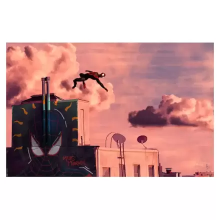 Spider-Man Kunstdruck Miles Morales 30 x 46 cm - ungerahmt termékfotója