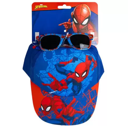 Marvel Spiderman Set Baseballkappe und Sonnenbrille Produktfoto