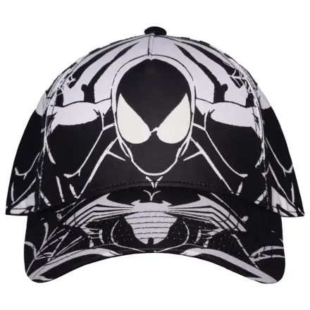 Spider-Man Baseballkappe Schwarz & Weiß All-over-Print Produktfoto