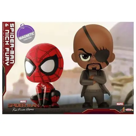 Spider-Man Cosbaby Wave 4 Spider-Man & Nick Fury Set Produktfoto