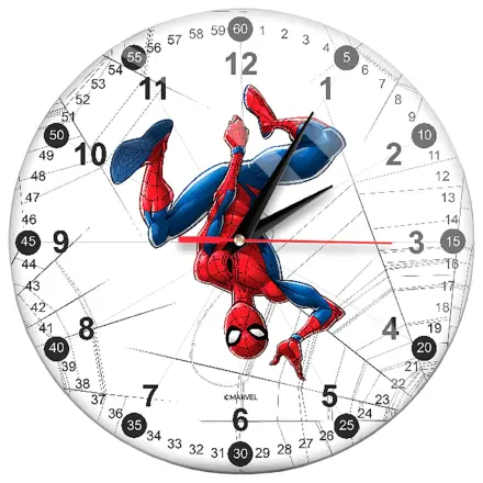Marvel Spiderman Wanduhr Produktfoto