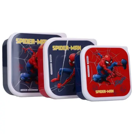 Spider-Man Snackbox-Set Fresh Bites 12 cm Produktfoto