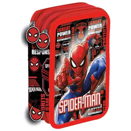 Marvel Spiderman Hero dreifaches Federmäppchen Produktfoto