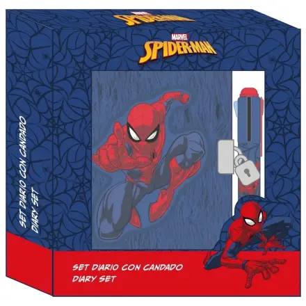 Marvel Spiderman Tagebuch + 4-Farben-Stift Produktfoto