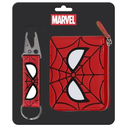 Marvel Spiderman Schlüsselanhänger + Geldbörse Set Produktfoto