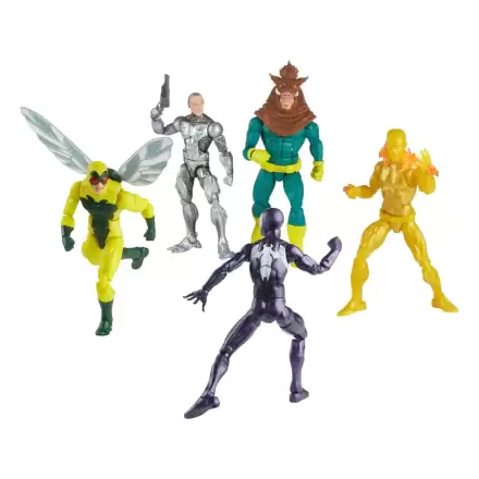 Spider-Man Marvel Legends Actionfiguren 5er-Pack Spider-Man, Silvermane, Human Fly, Molten Man, Razorback 15 cm termékfotója