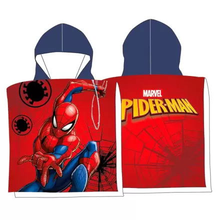 Marvel Spiderman Microfaser Poncho Handtuch termékfotója