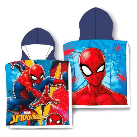 Marvel Spiderman Microfaser Poncho Handtuch termékfotója