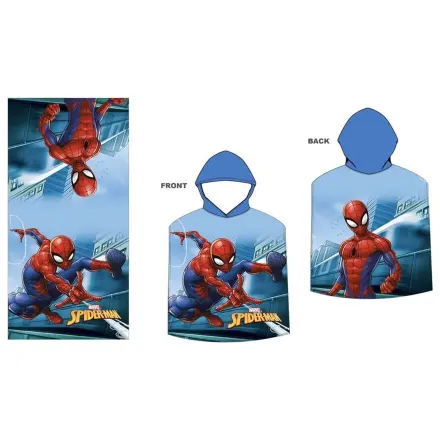 Marvel Spiderman Mikrofaser Poncho Handtuch Produktfoto