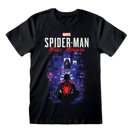 Spider-Man Miles Morales Video Game City Overwatch T-shirt Produktfoto