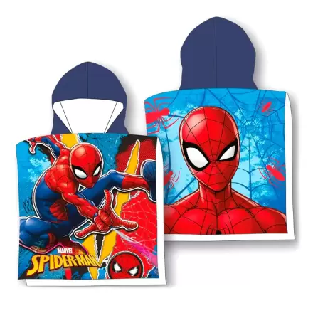 Marvel Spiderman Baumwolle Poncho Handtuch Produktfoto