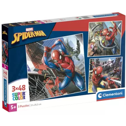 Marvel Spiderman Puzzle 3x48St termékfotója