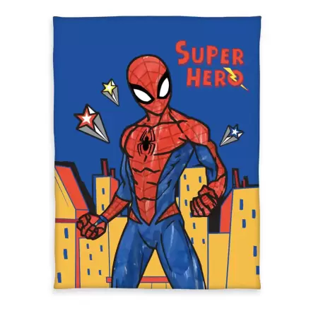 Spider-Man Flanell-Fleecedecke Super Hero 130 x 170 cm termékfotója