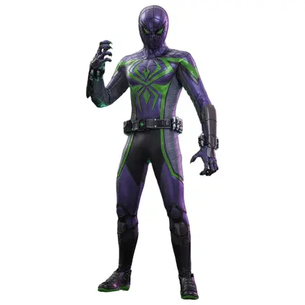 Spider-Man Videospiel Meisterwerk Actionfigur 1/6 Miles Morales (Purple Reign Suit) Hot Toys Exclusive 30 cm Produktfoto