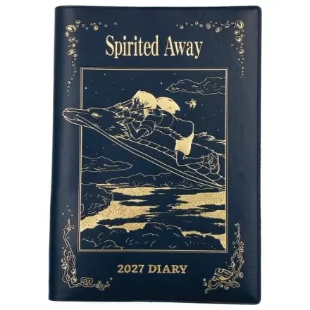 Spirited Away Tagebuch Haku Drache & Chihiro blau gold Folie Produktfoto