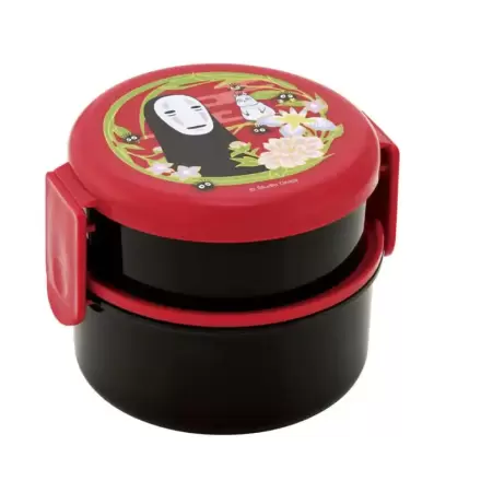 Chihiros Reise ins Zauberland Zweilagige runde Lunchbox No Face Dark Red termékfotója