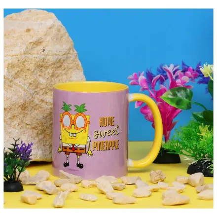 SpongeBob Home Sweet Pineapple innenfarbige Tasse 325 ml Produktfoto