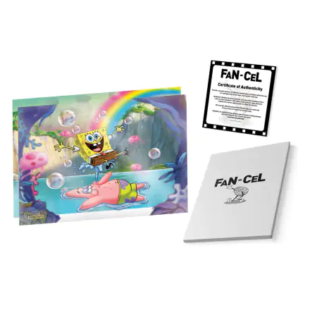 SpongeBob Schwammkopf Kunstdruck Limited Edition Fan-Cel 36 x 28 cm Produktfoto