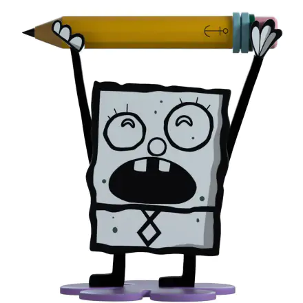 SpongeBob Schwammkopf Vinyl Figur Doodlebob 11 cm Produktfoto