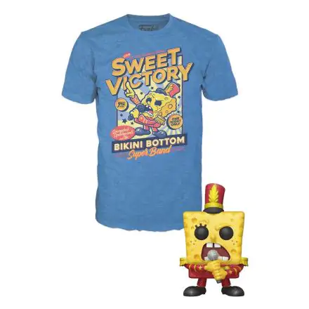 Spongebob Squarepants Funko POP! Figur & T-Shirt Set Spongebob Band termékfotója