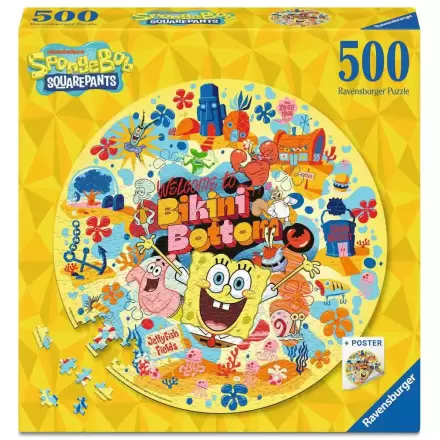 SpongeBob SquarePants Rundes Puzzle Welcome to Bikini Bottom (500 Teile) Produktfoto