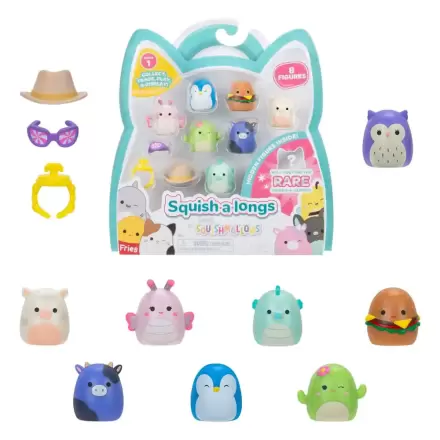 Squishmallow Squish a longs Minifiguren 8er-Pack Style 1 3 cm termékfotója