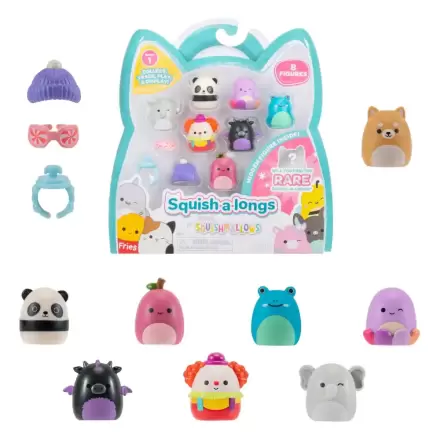 Squishmallow Squish a longs Minifiguren 8er-Pack Style 3 3 cm Produktfoto