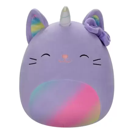 Squishmallows Plüschfigur Lavender Caticorn with Rainbow Pastel Belly and Bow Cienna 30 cm Produktfoto