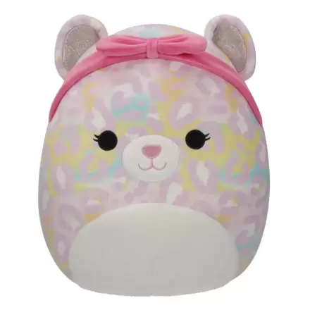 Squishmallows Plüschfigur Pink Rainbow Leopard with Pink Headband Michaela 30 cm Produktfoto