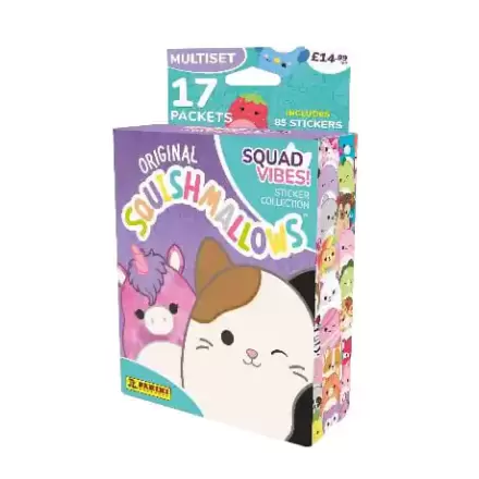 Squishmallows: Squad Vibes Sticker Collection Eco-Blister *Deutsche Version* Produktfoto