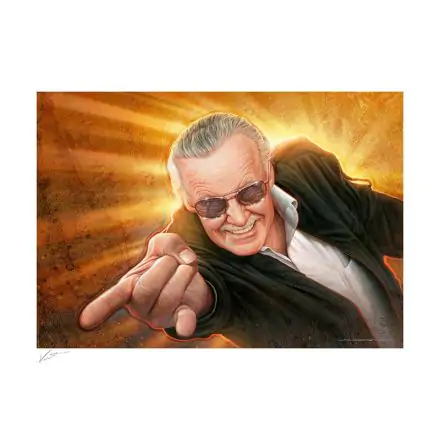 Stan Lee Kunstdruck Stan `The Man´ Lee by Jerry Vanderstelt 61 x 46 cm - ungerahmt Produktfoto
