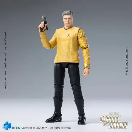 Star Trek Strange New Worlds Exquisite Mini Series Actionfigur 1/18 Pike 11 cm termékfotója