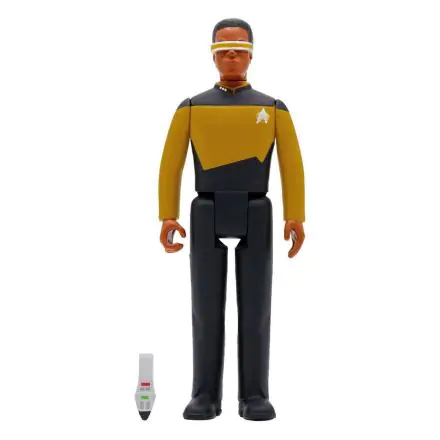 Star Trek: The Next Generation ReAction Actionfigur Wave 2 Lt. Commander La Forge 10 cm Produktfoto