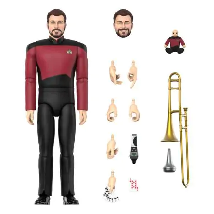 Star Trek: The Next Generation Ultimates Actionfigur Commander Riker 18 cm termékfotója