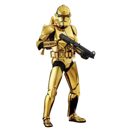 Star Wars Actionfigur 1/6 Clone Trooper (Gold Chrome Version) Exclusive 30 cm termékfotója