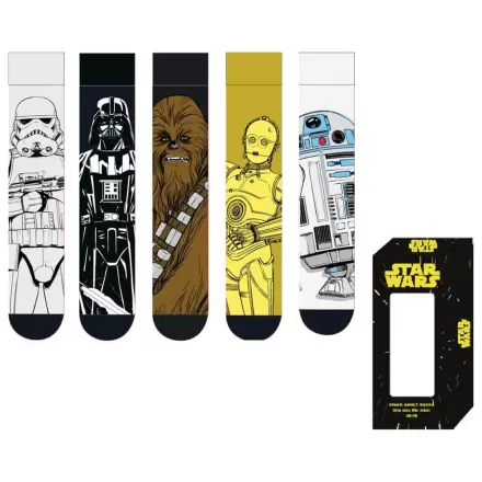 Star Wars Socken 5er-Pack 38-45 Produktfoto