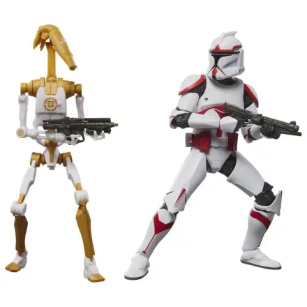 Star Wars: Battlefront II Black Series Actionfigur 2er-Pack Phase I Assault Trooper & Battle Droid Officer 15 cm Produktfoto
