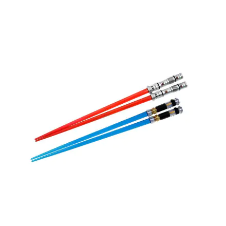 Star Wars Essstäbchen Doppelpack Darth Maul & Obi-Wan Kenobi Lichtschwerter Produktfoto