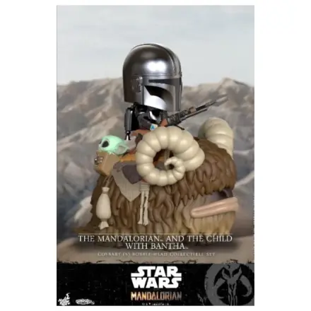 Star Wars Cosbaby Welle 3 The Mandalorian & The Child mit Bantha Produktfoto