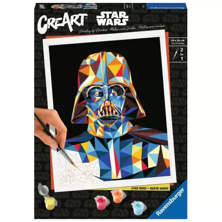 Star Wars CreArt Malen nach Zahlen Malset Darth Vader 24 x 30 cm Produktfoto