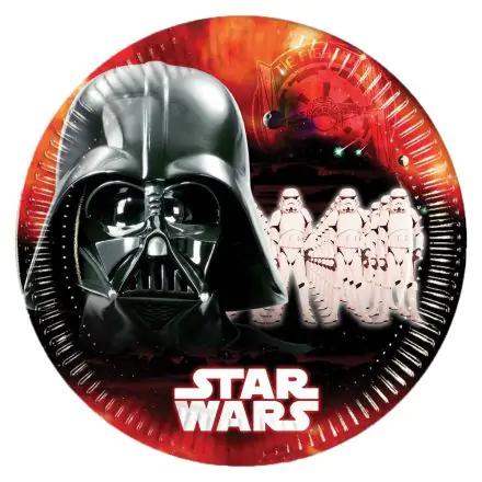 Star Wars Dark Side Pappteller 8 Stück 23 cm Produktfoto