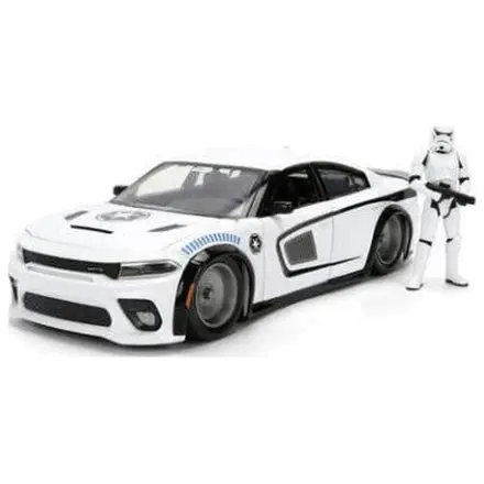 Star Wars Diecast Modell 1:24 Stormtrooper Dodge Charger SRT Hellcat Produktfoto