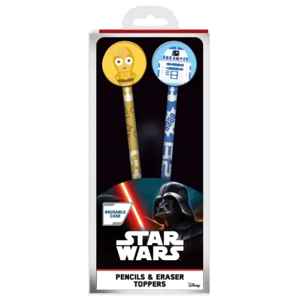 Star Wars Bleistifte und Topper 2er-Pack (Droids) Produktfoto