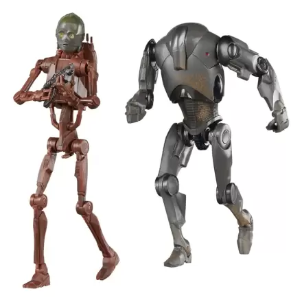 Star Wars Episode II Black Series Action Figur 2er-Pack C-3PO (B1 Battle Droid Body) & Super Battle Droid 15 cm termékfotója