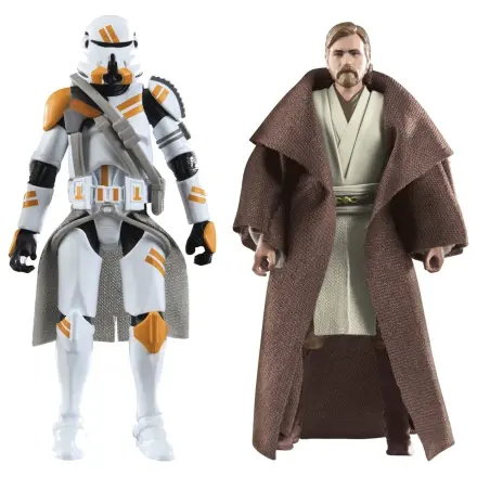 Star Wars Episode III Vintage Collection Action-Figuren 2er-Pack Obi-Wan Kenobi & Airborne Clone Trooper 10 cm Produktfoto