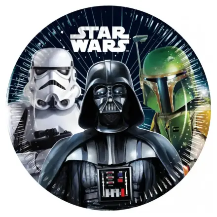 Star Wars Galaxy Papierteller 8 Stück 20 cm FSC Produktfoto