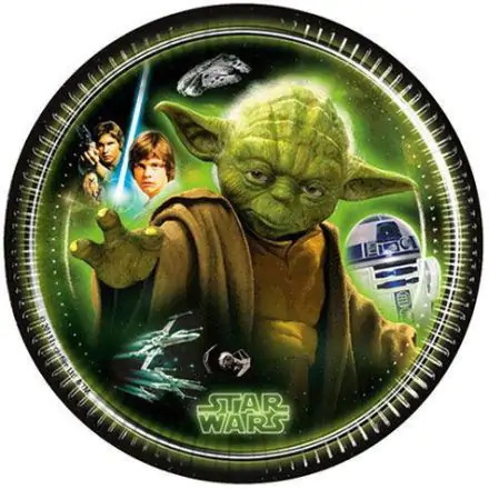 Star Wars Heroes Pappteller 8 Stück 19.5 cm Produktfoto
