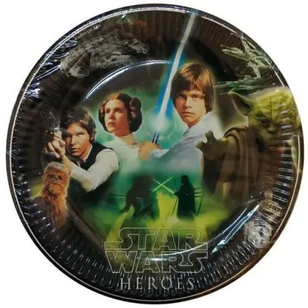 Star Wars Heroes Pappteller 8 Stück 23 cm Produktfoto