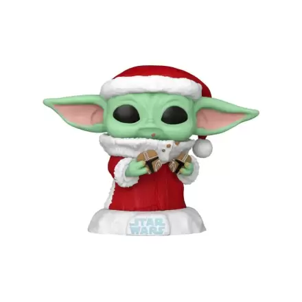 Star Wars: Mandalorian Funko POP! Vinyl Figur Holiday Grogu 9 cm termékfotója